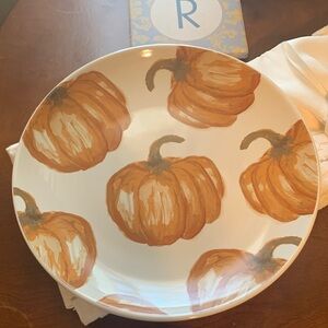 Pumpkin Themed 2 Salad Plates